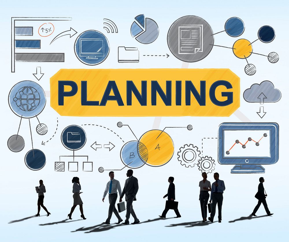 Planning Strategy Global Business Data Concept