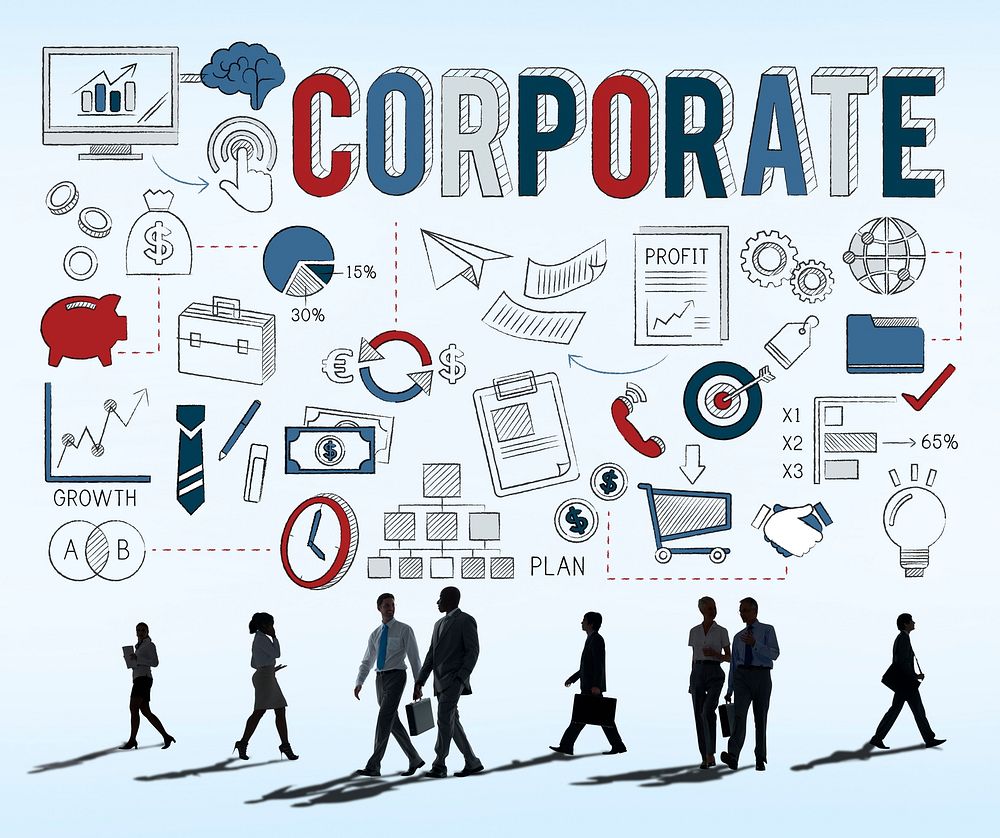 Corporate Business Professional Finance Concept