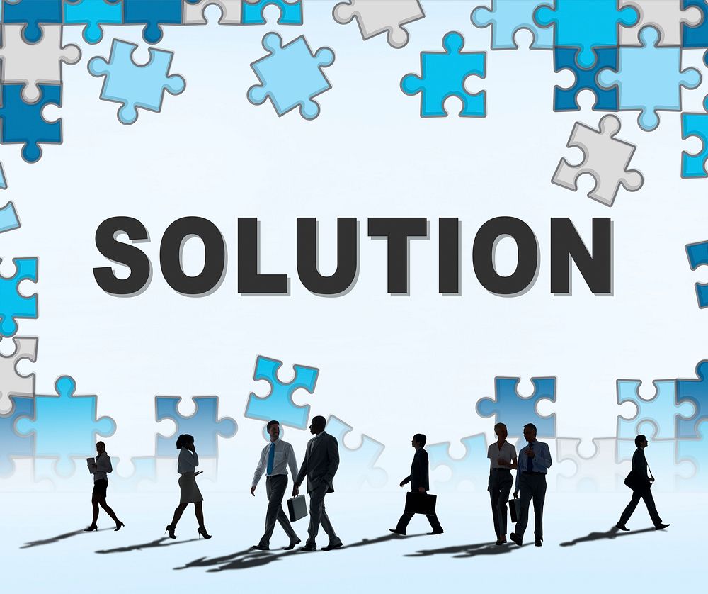 Solution Problem Solving Decision Progress Concept