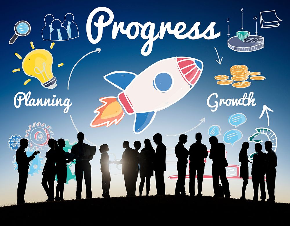 Progress Innovation Inprovement Advance Growth Concept