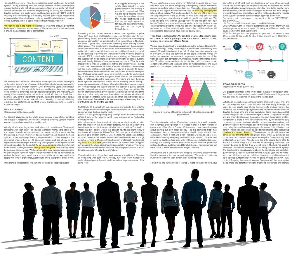 Article Business Information Vision Concept