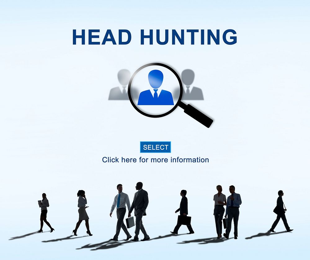 Headhunting Hiring Employment Occupation Jobs Concept