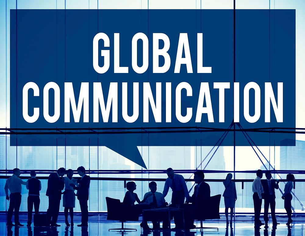 Global Communication Connection Community Concept