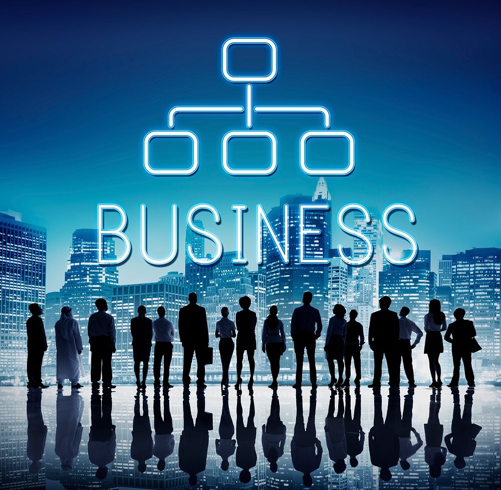 Business Organization Chart Company Concept