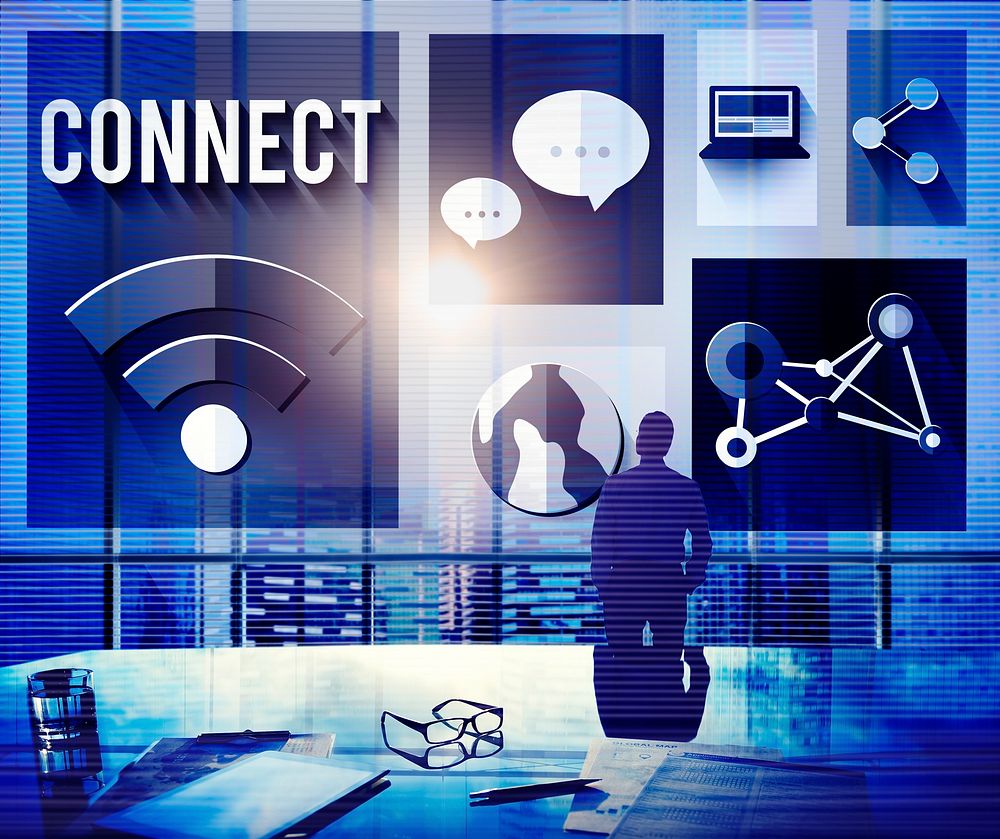 Connect Global Communications Tecnology Networking Concept