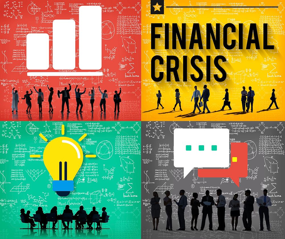 Financial Crisis Accounting Banking Economics Concept