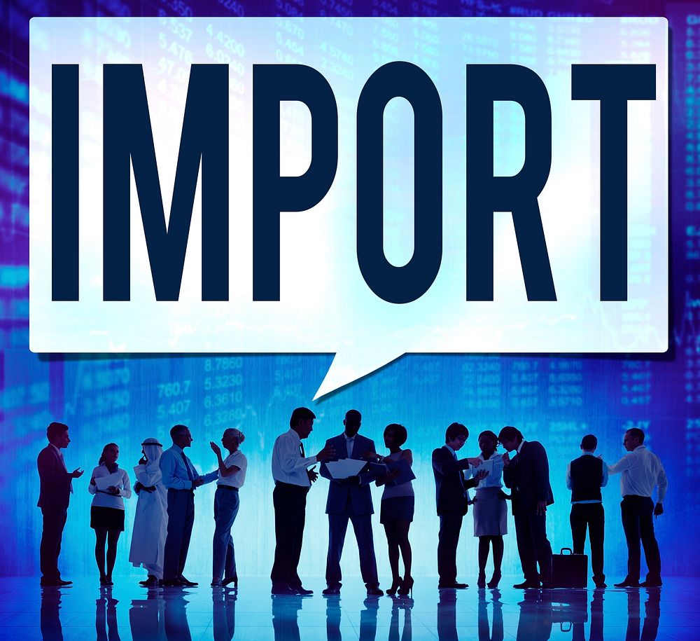 Import Trade Deliver Transportation Shipping Freight Concept