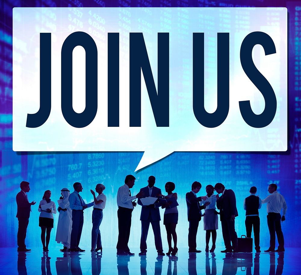 Join Us Invitation Support Business Concept