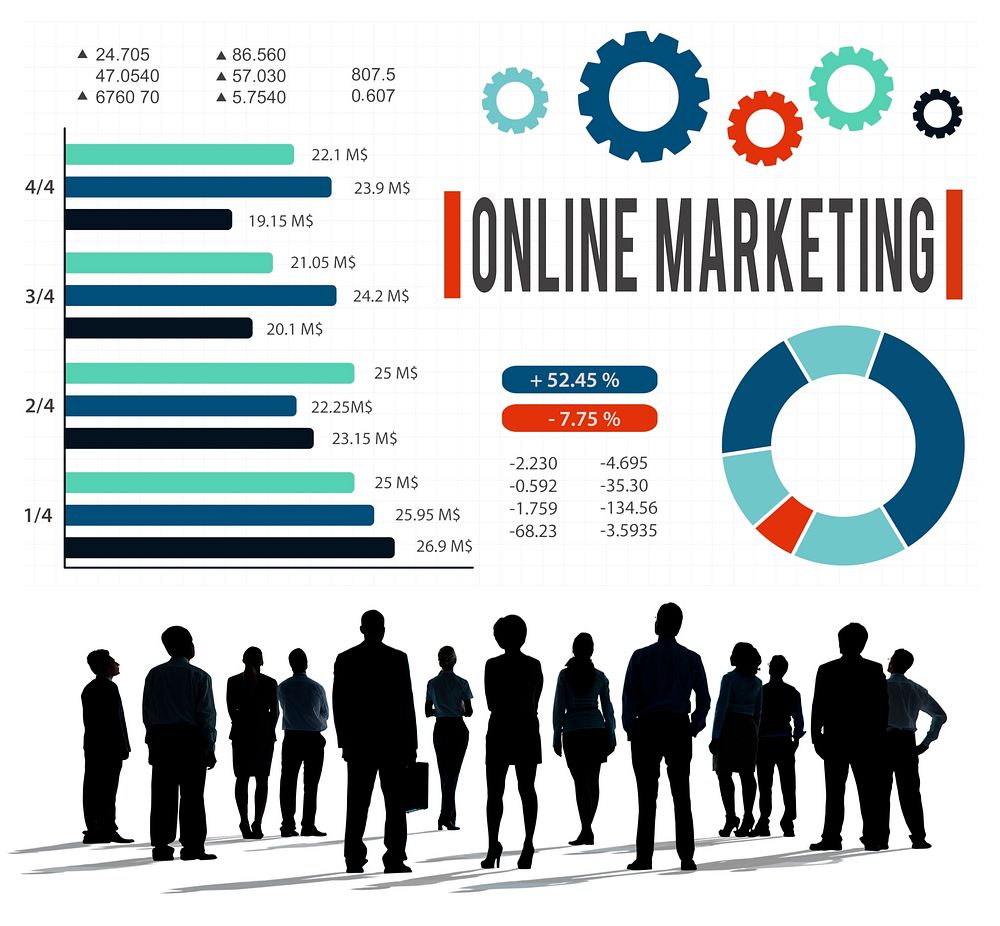 Online Marketing E-commerce Business Concept