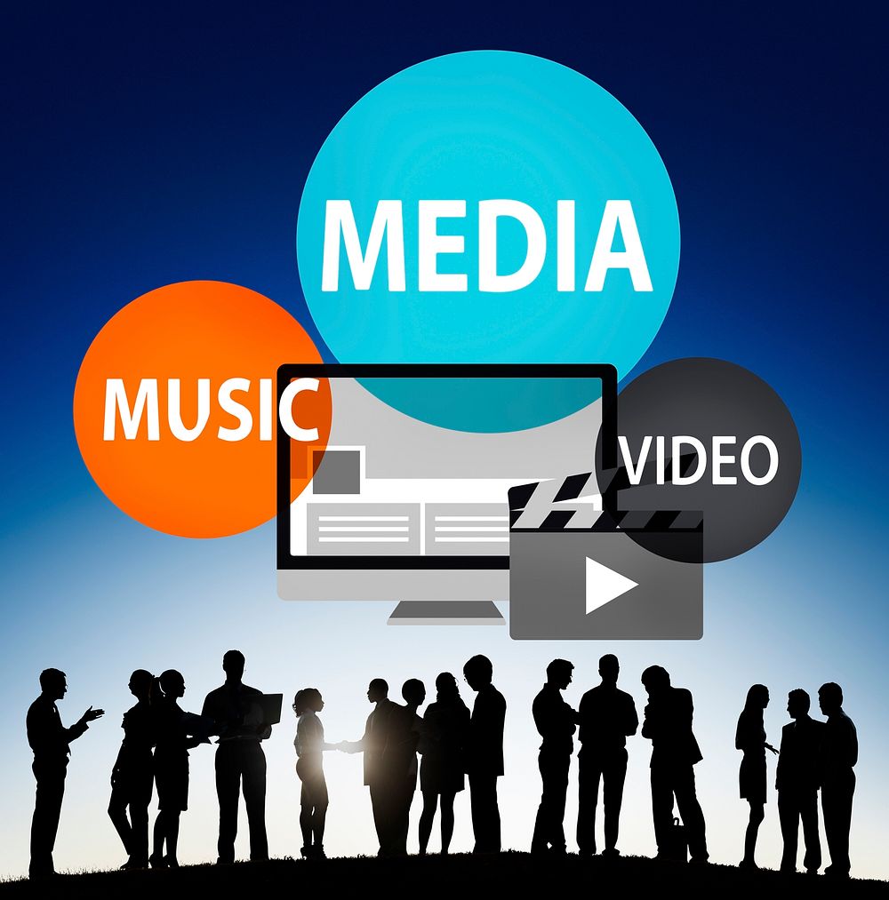 Media Music Video Technology Communication Concept