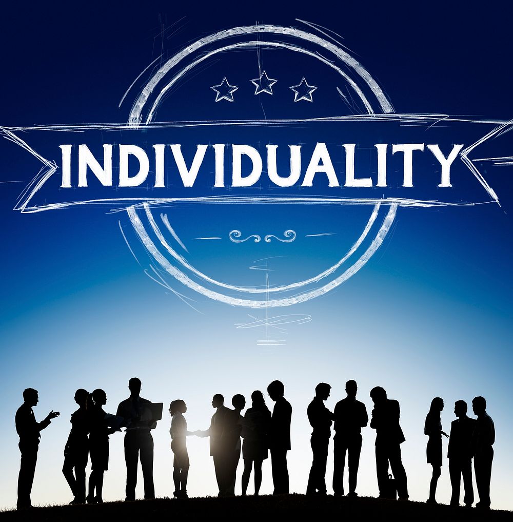 Individuality Character Different Independence Person Concept