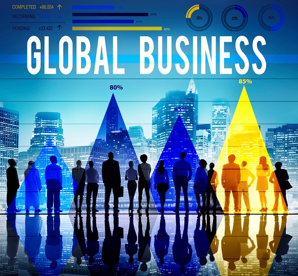 Global Business Strategy Planning Vision Concept