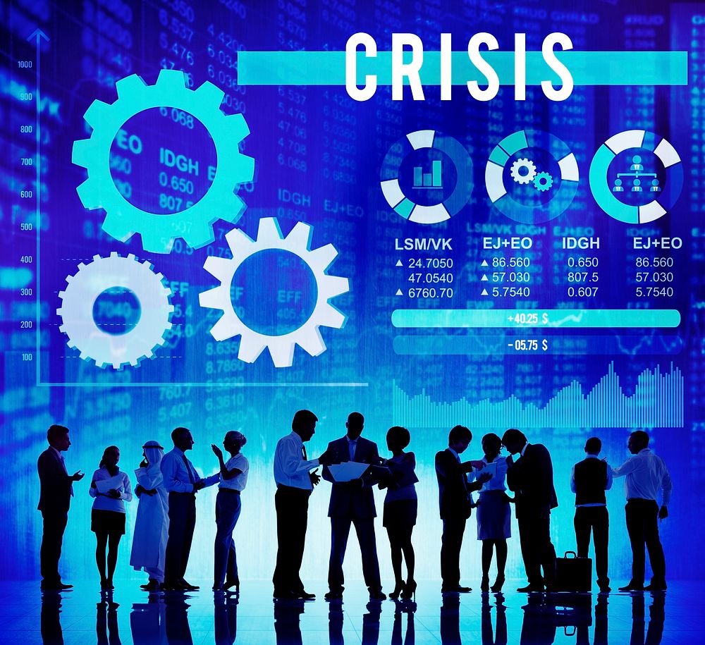 Crisis Risk Business Financial Savings Concept