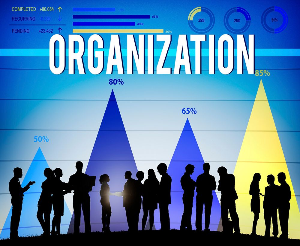 Organization Company Group Corporate Network Concept