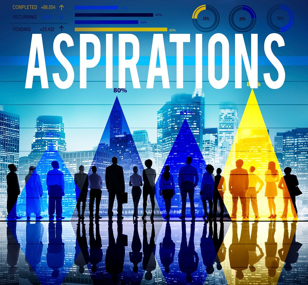 Aspirations Vision Goals Target Desire Concept