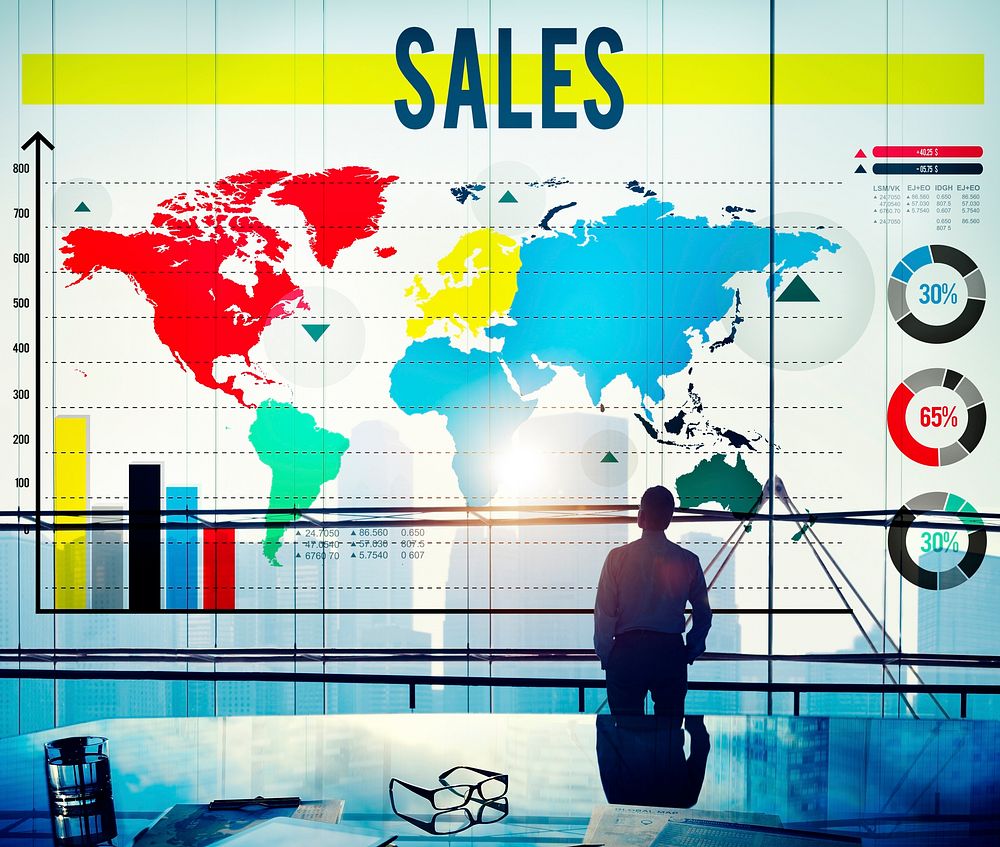 Sales Accounting Financial Selling Banking Concept