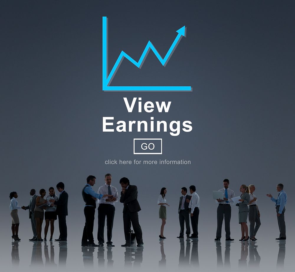 View Earnings Cash Economy Finance Income Concept
