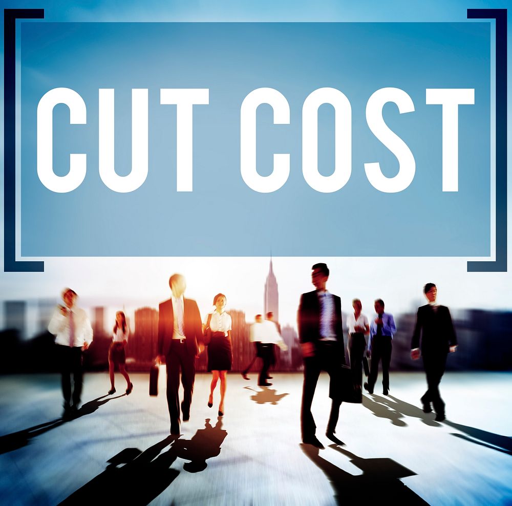Cut Cost Reduce Recession Deficit Economy FInance Concept