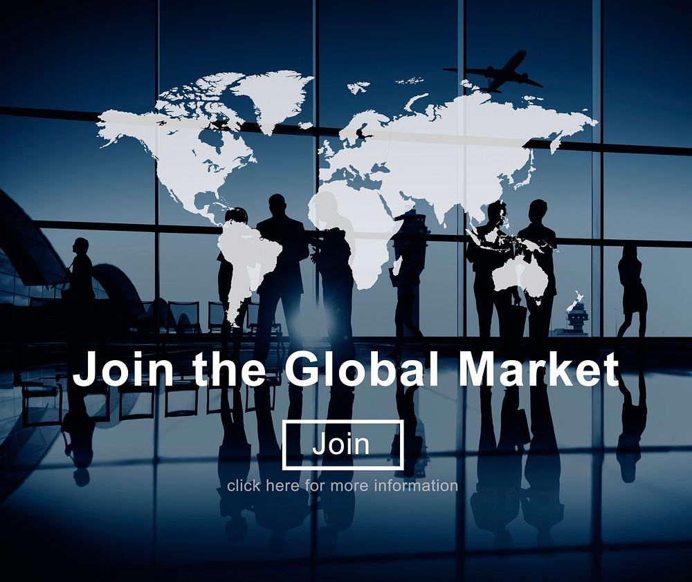 Join the Global Marketing Business Strategy Commerce Website Concept