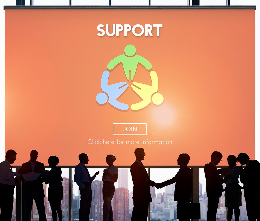 Support Collaboration Assistance Help Motivation Concept
