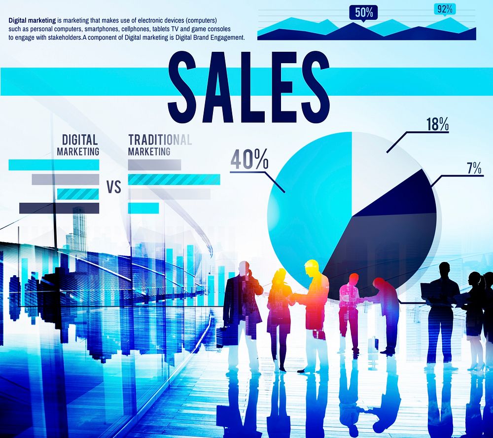 Sales Marketing Profit Gain Business Concept