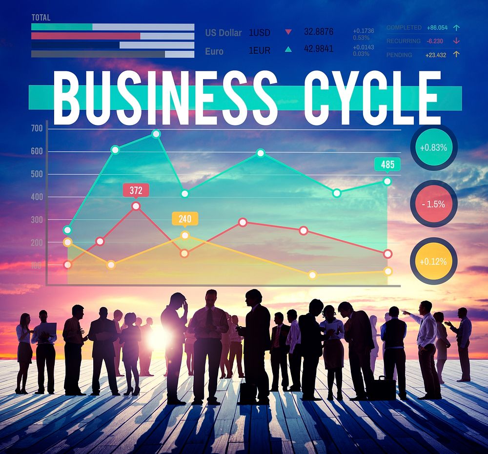Business Cycle Progress Process Strategy Concept