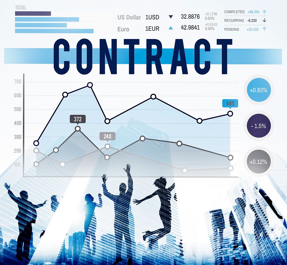 Contract Deal Business Marketing Strategy Concept