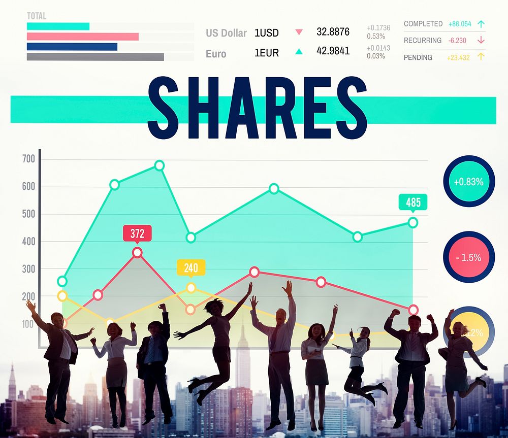 Shares Shareholder Proportion Network Wireless Concept