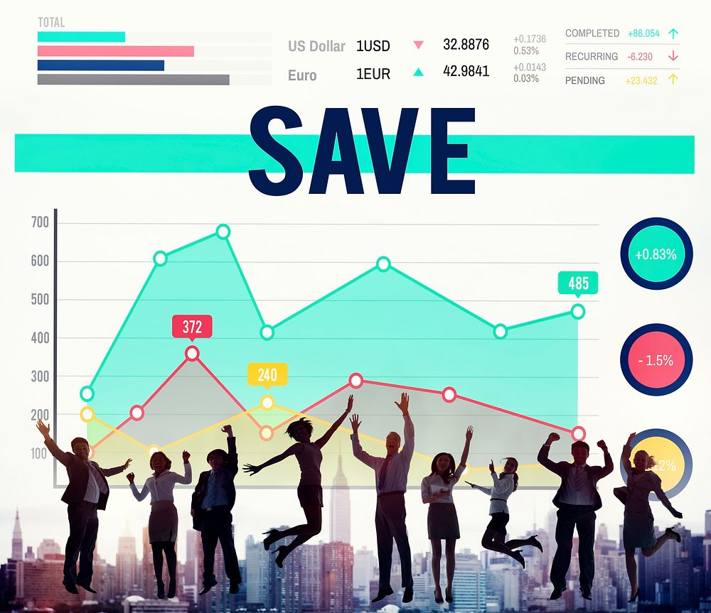 Save Saving Banking Economy Income Concept
