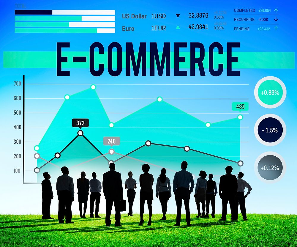 E-commerce Online Technology Marketing Business Concept