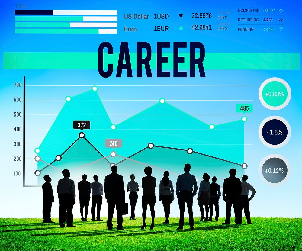 Career Job Occupation Business Goals Concept