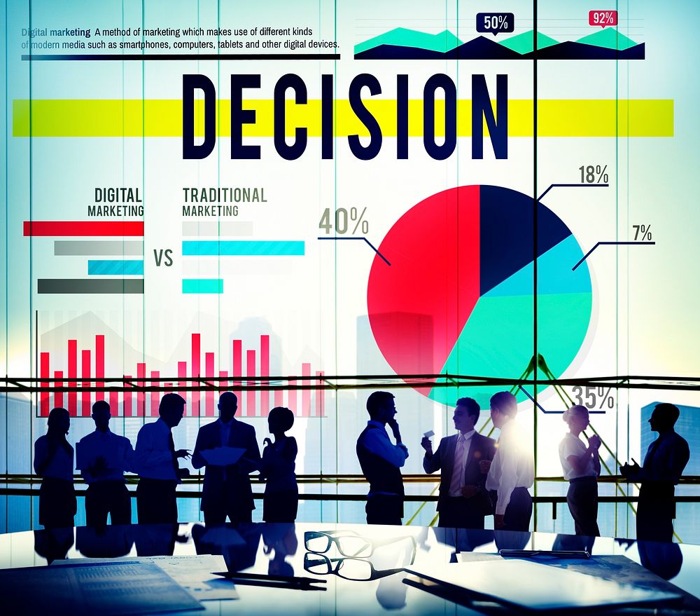 Decision Choice Strategy Marketing Business Concept