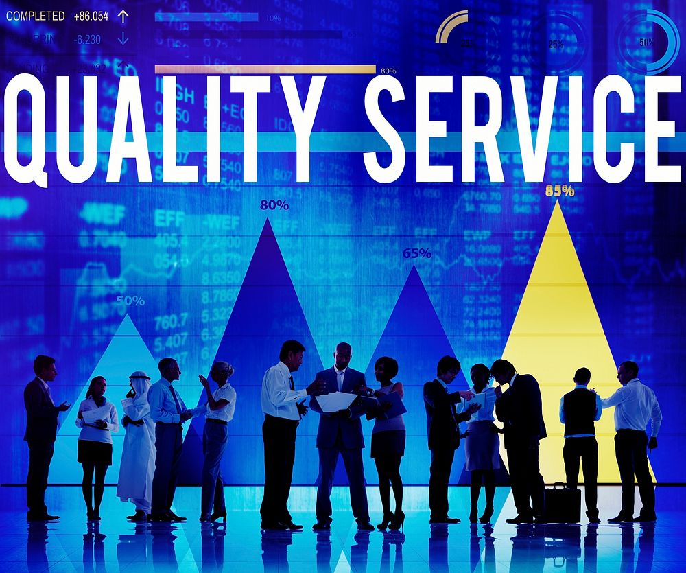 Quality Service Customer Satisfaction Support Concept