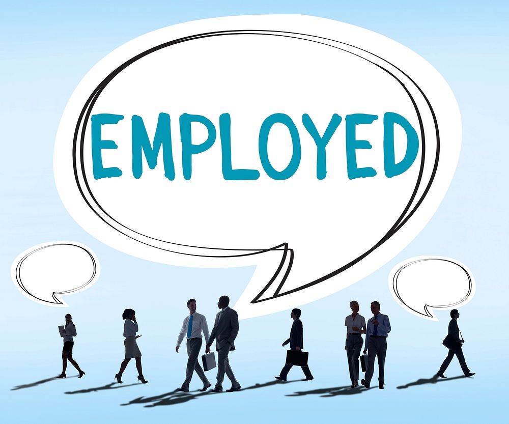 Employed Recruitment Human Resources Hiring Concept