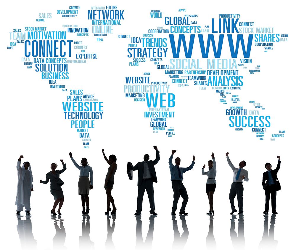 Social Media Internet Connection Global Communications Networking Concept