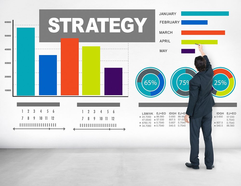 Strategy Data Information Plan Marketing Solution Vision Concept