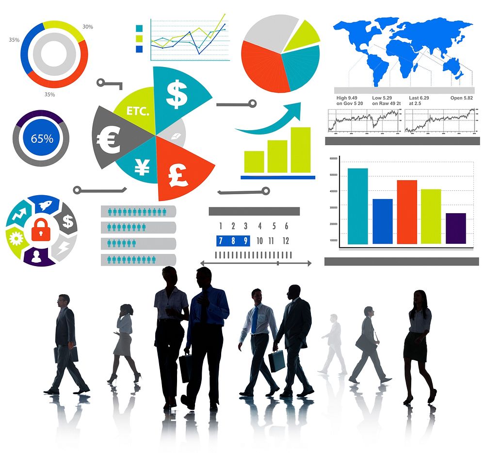 Finance Financial Business Economy Exchange Accounting Banking Concept