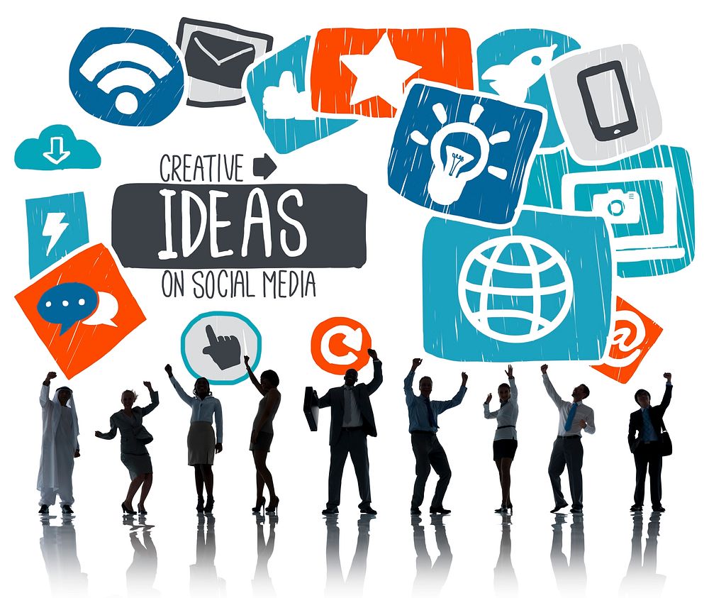 Ideas Creative Social Media Social Networking Vision Concept