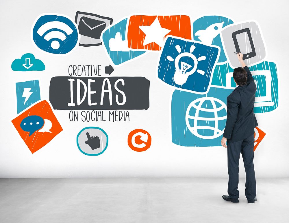 Ideas Creative Social Media Social Networking Vision Concept