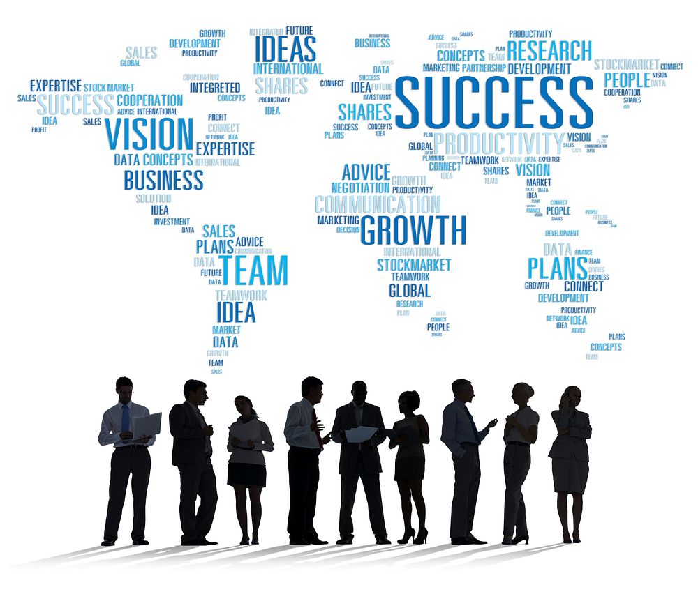Global Business People Corporate Meeting Success Growth Concept