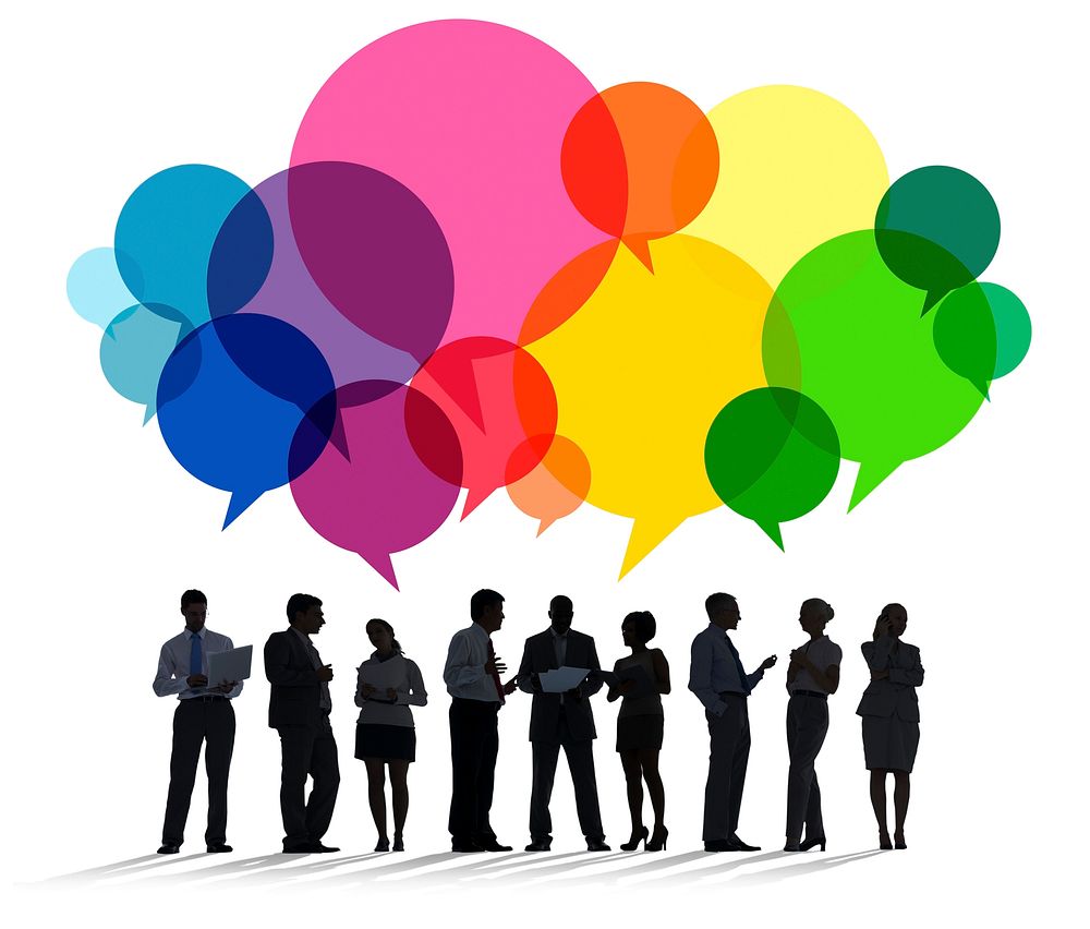 Business People Diversity Talking Communication Concept