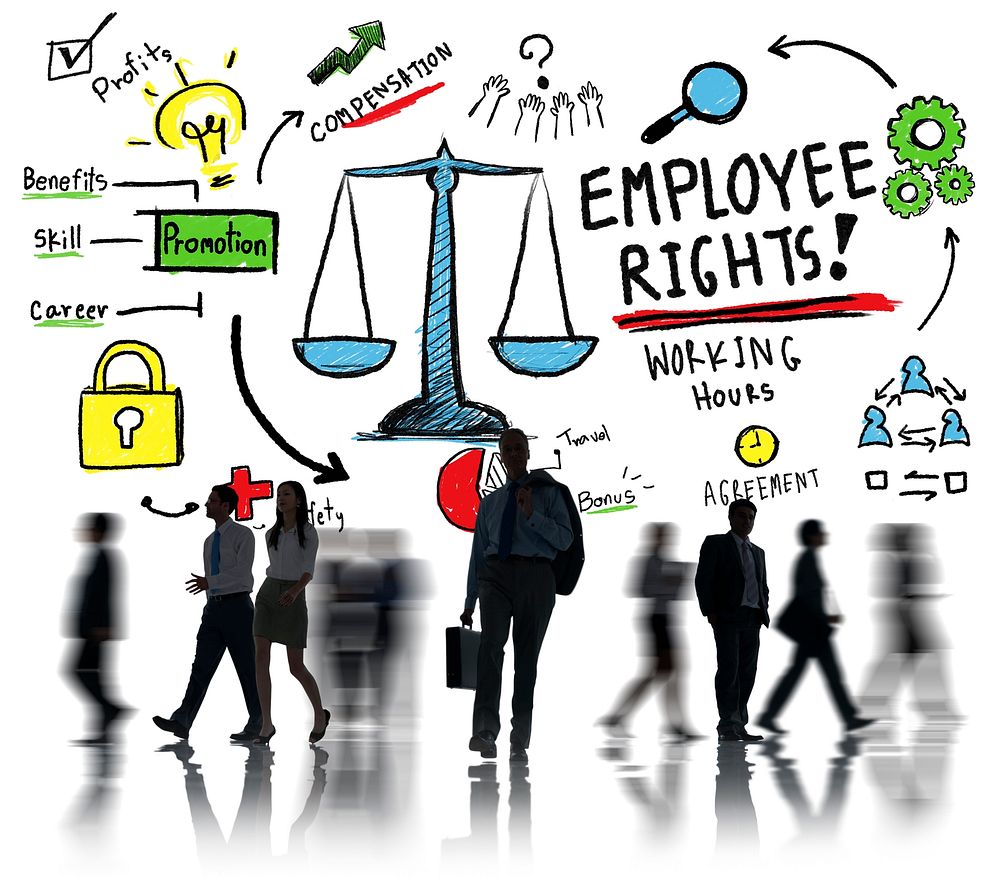 Employee Rights Employment Equality Job Business Commuter Concept