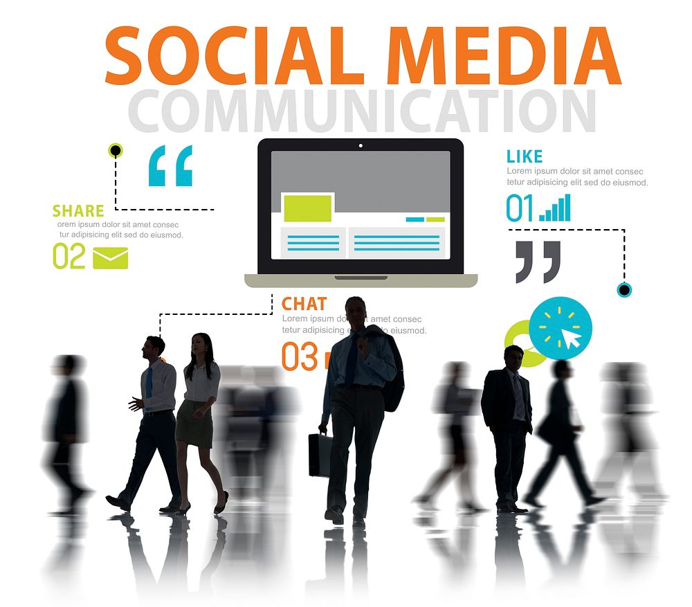 Social Media Social Networking Technology Connection Concept