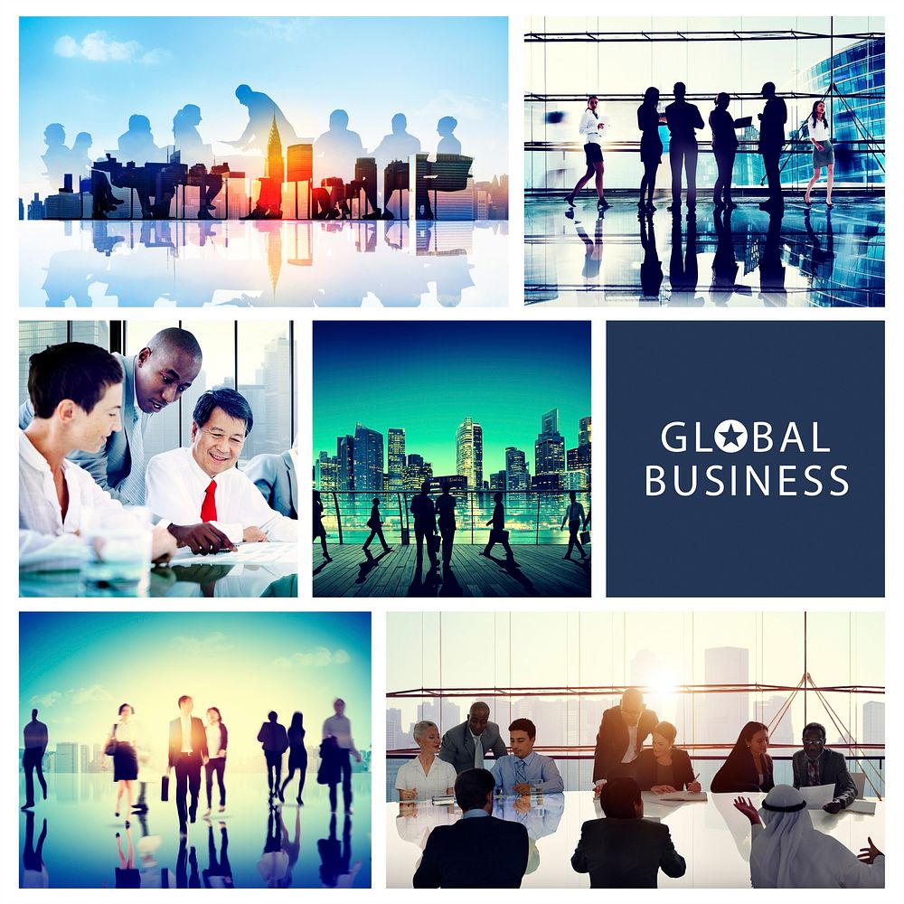Global Business People Corporate Collection Concept