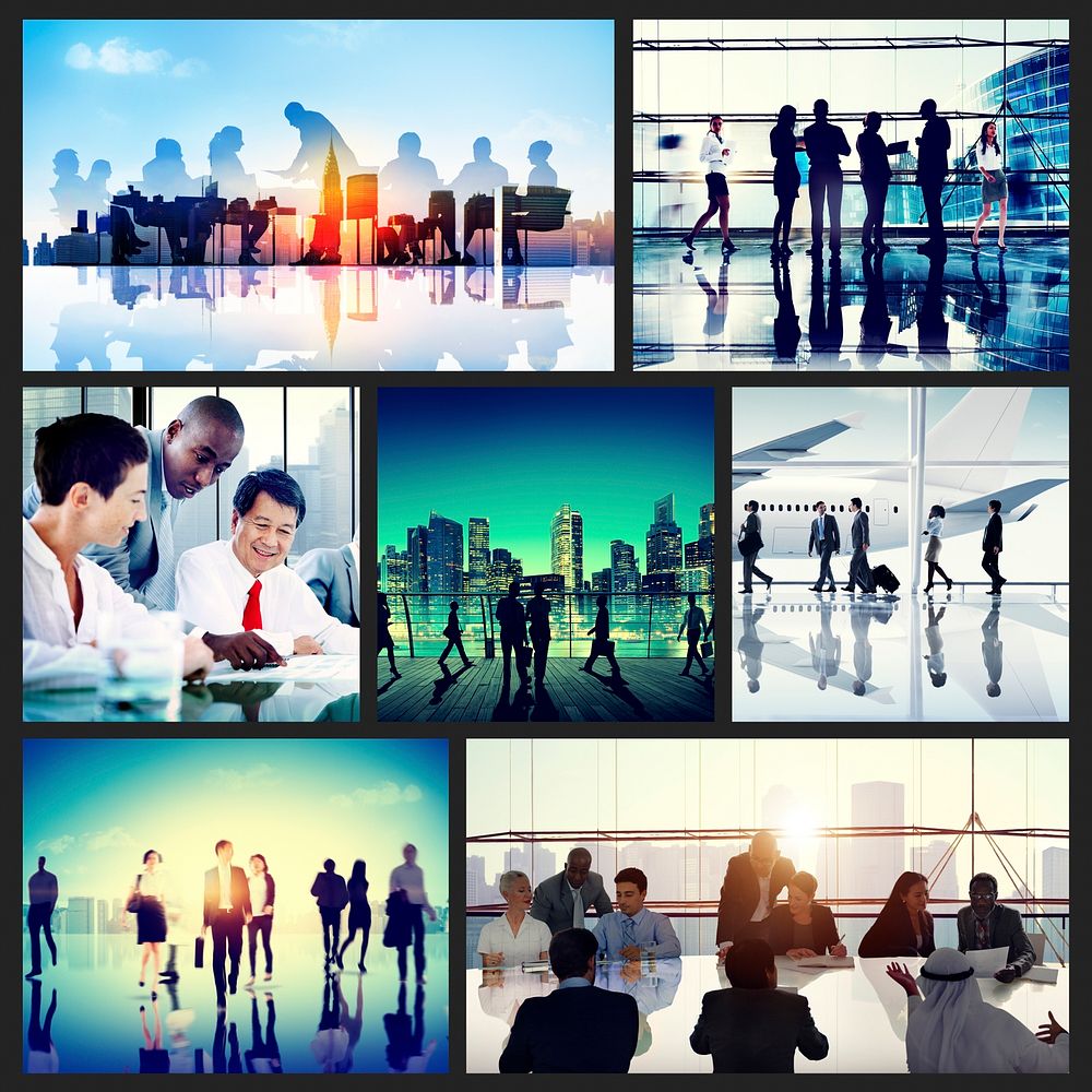 Global Business People Corporate Collection Concept
