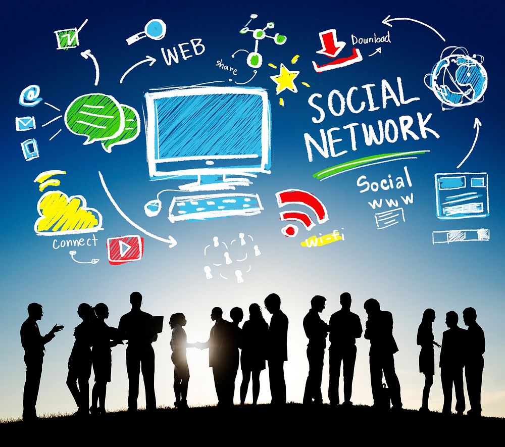 Social Network Social Media Internet WWW Web Online Concept