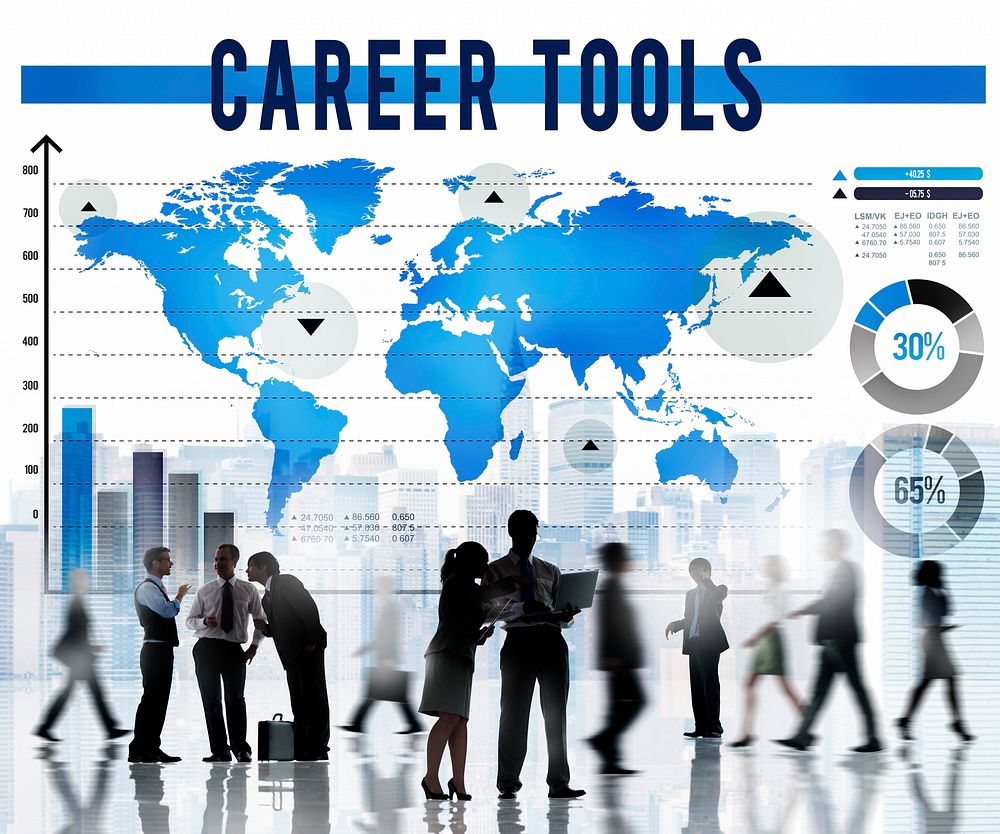 Carrer Tools Job Profession Hiring Employment Concept