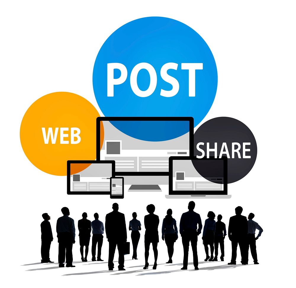 Post Web Share Announce Reminder List Remember Concept
