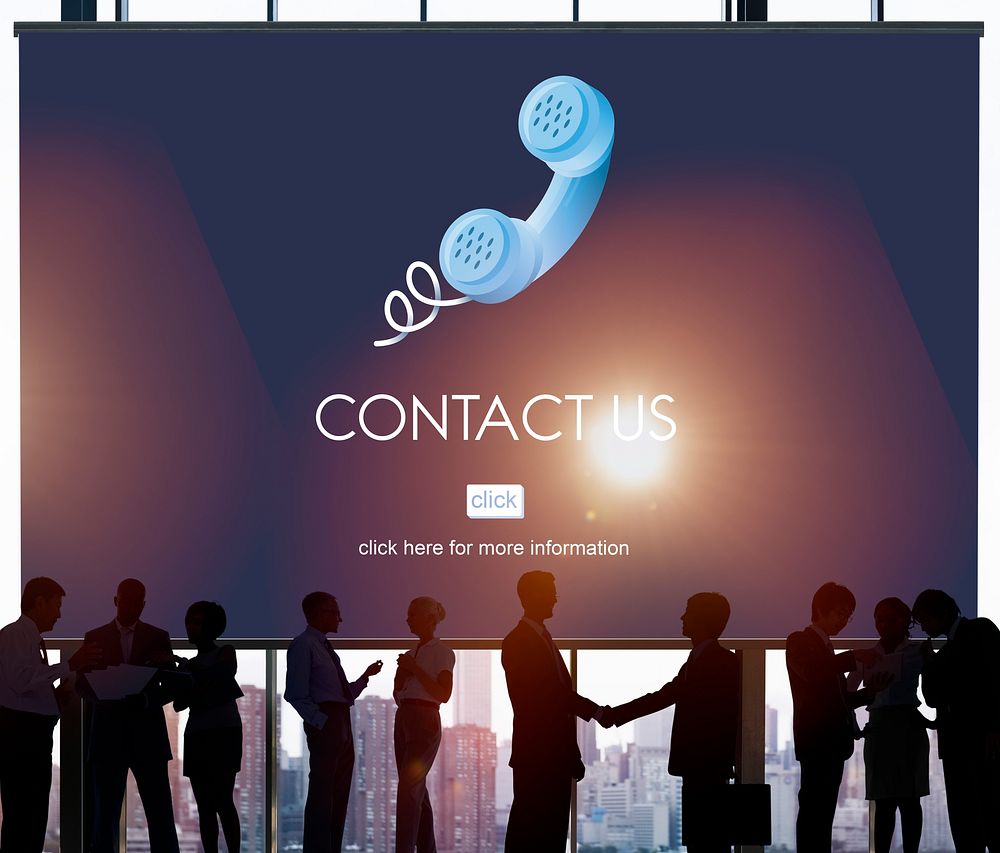 Contact Us Customer Care Assistance Help Service Concept