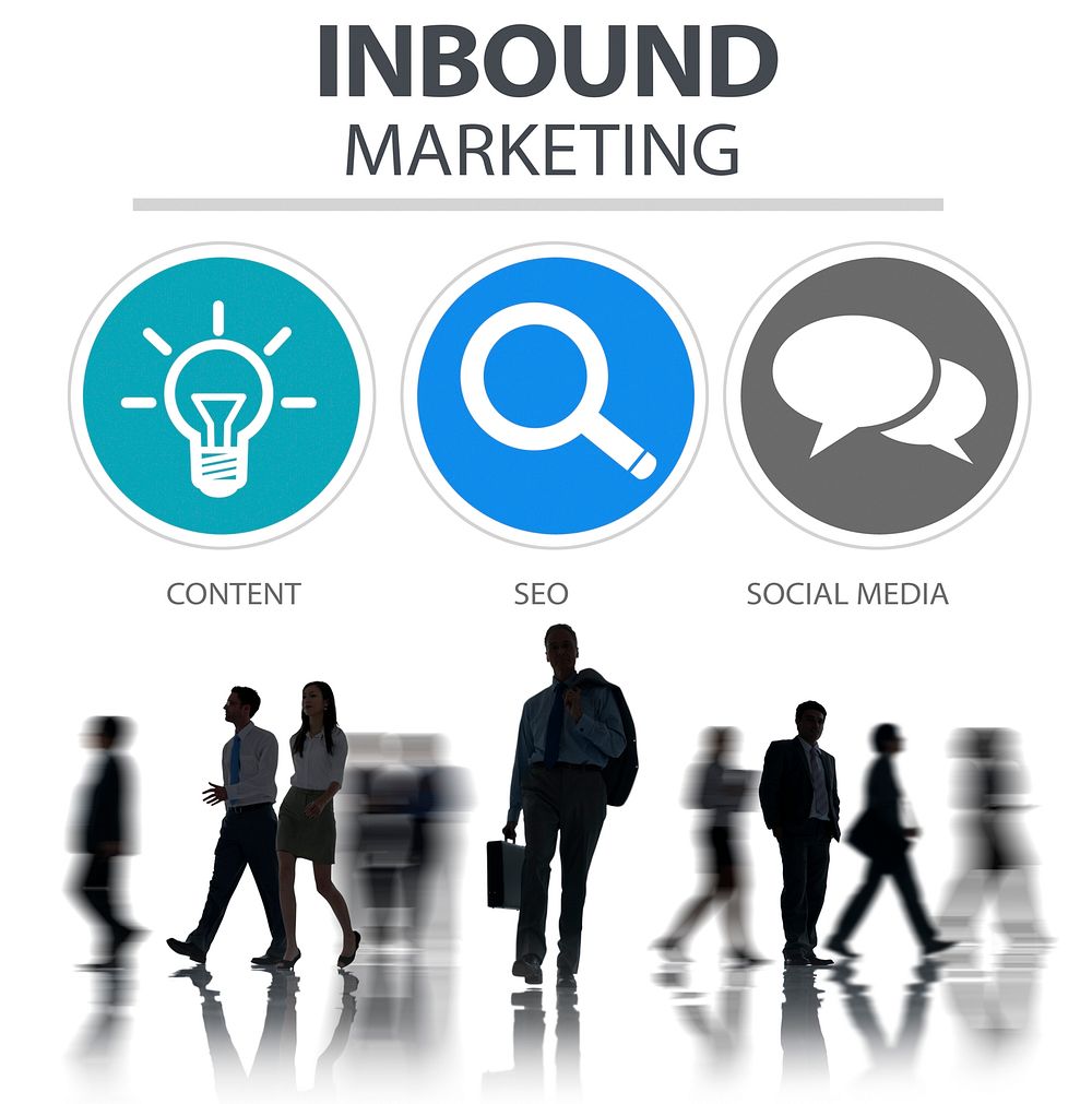 Inbound Marketing Commerce Content Social Media Concept